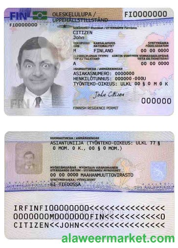 Finland residence permit version 2